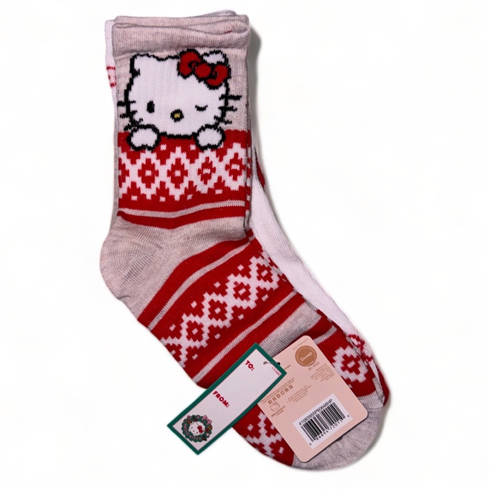 Helll Kitty Christmas socks!